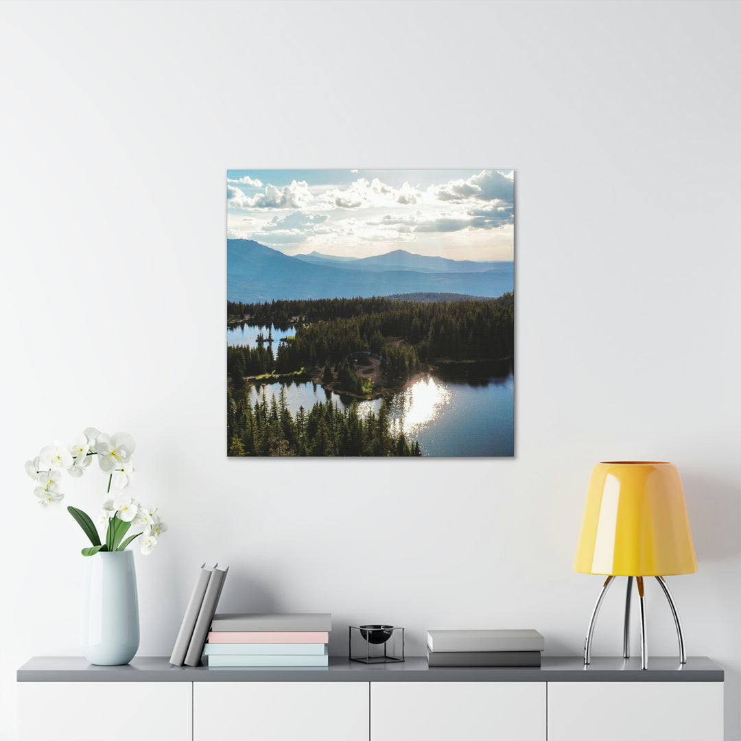 Cool Mountain Lakes - Canvas