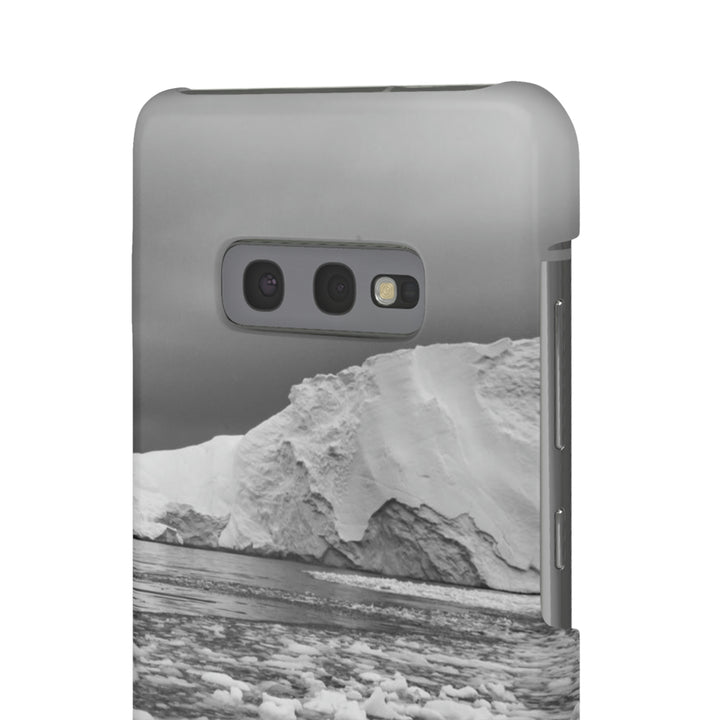 Lane of Ice In Black and White - Phone Case