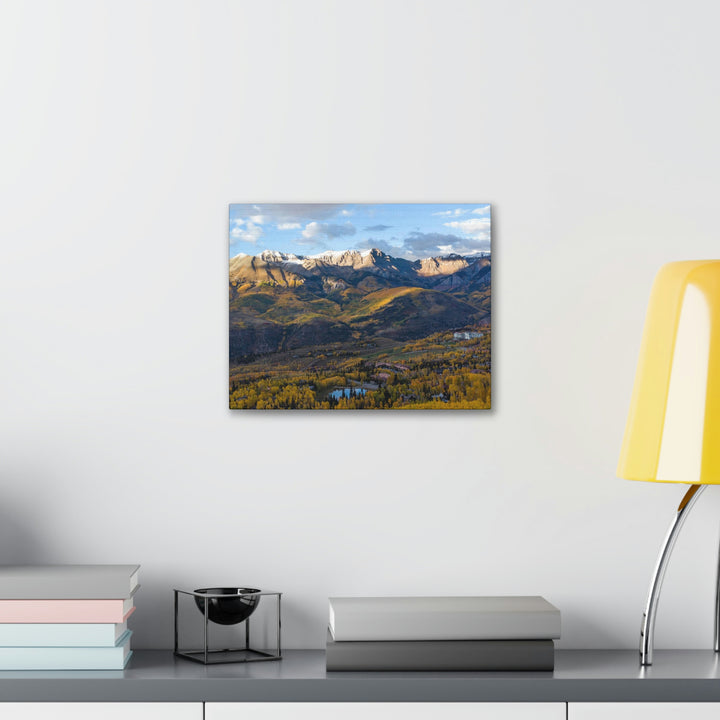 Glowing Mountainside - Canvas