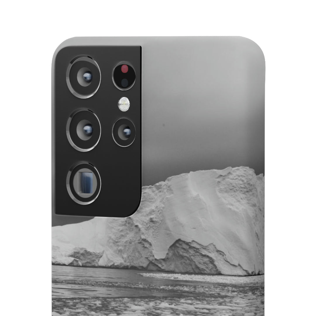 Lane of Ice In Black and White - Phone Case