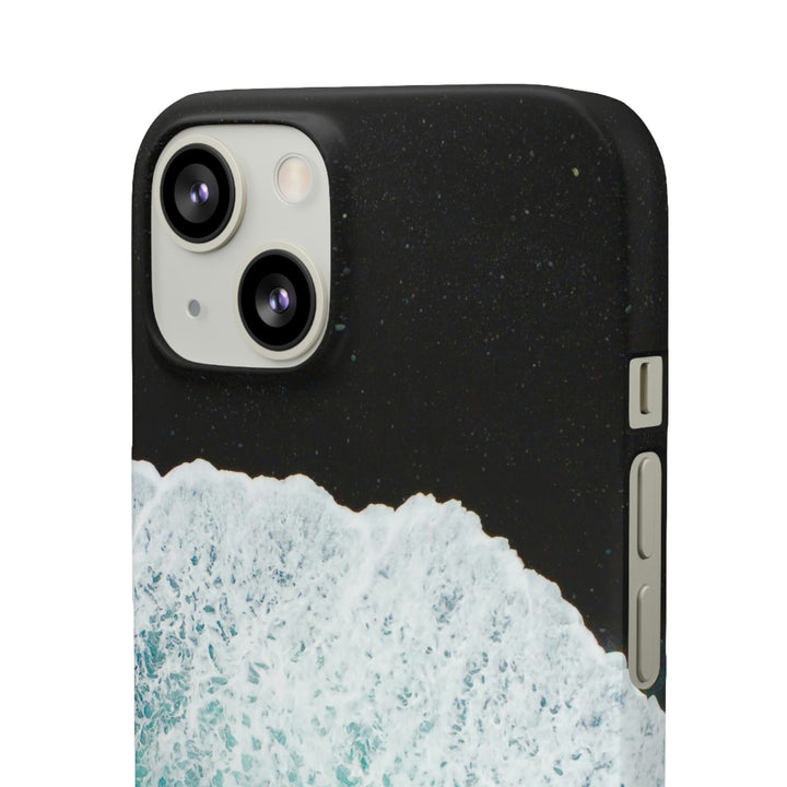 A Wave on Volcanic Sand - Phone Case