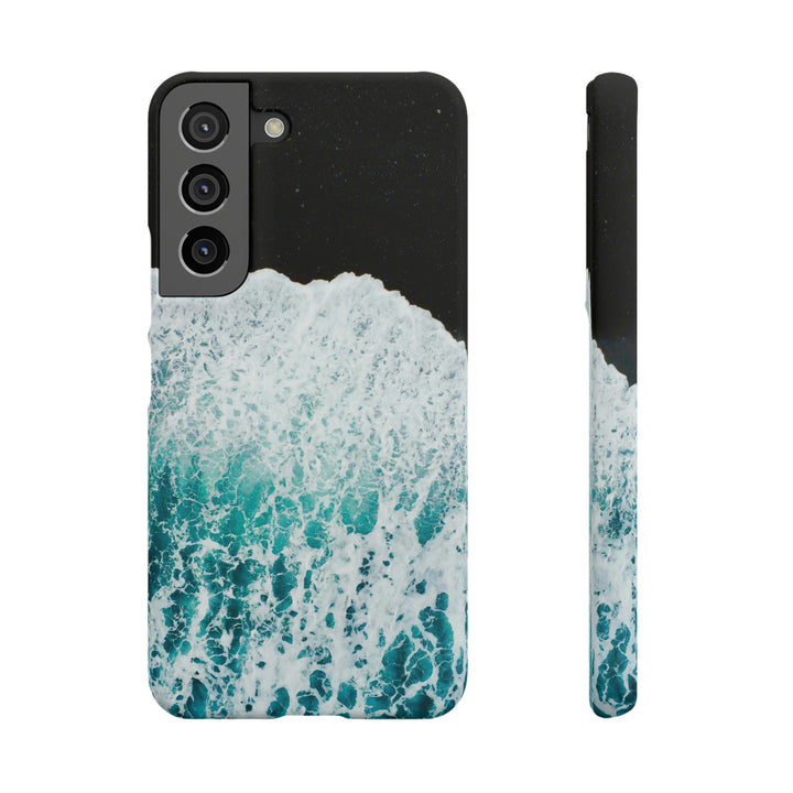 A Wave on Volcanic Sand - Phone Case