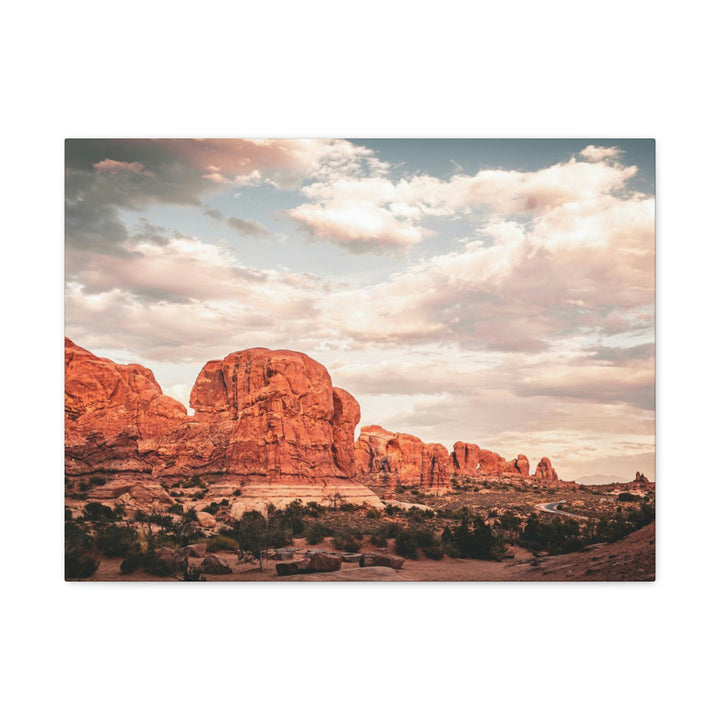 A Desert Sunset - Canvas