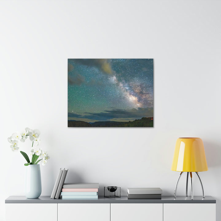 Milky Way Through the Clouds Part 1 - Canvas