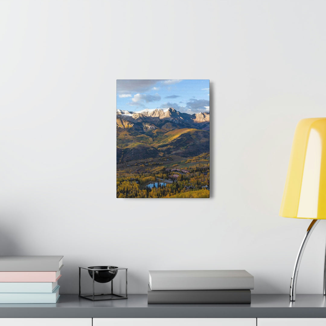 Glowing Mountainside - Canvas