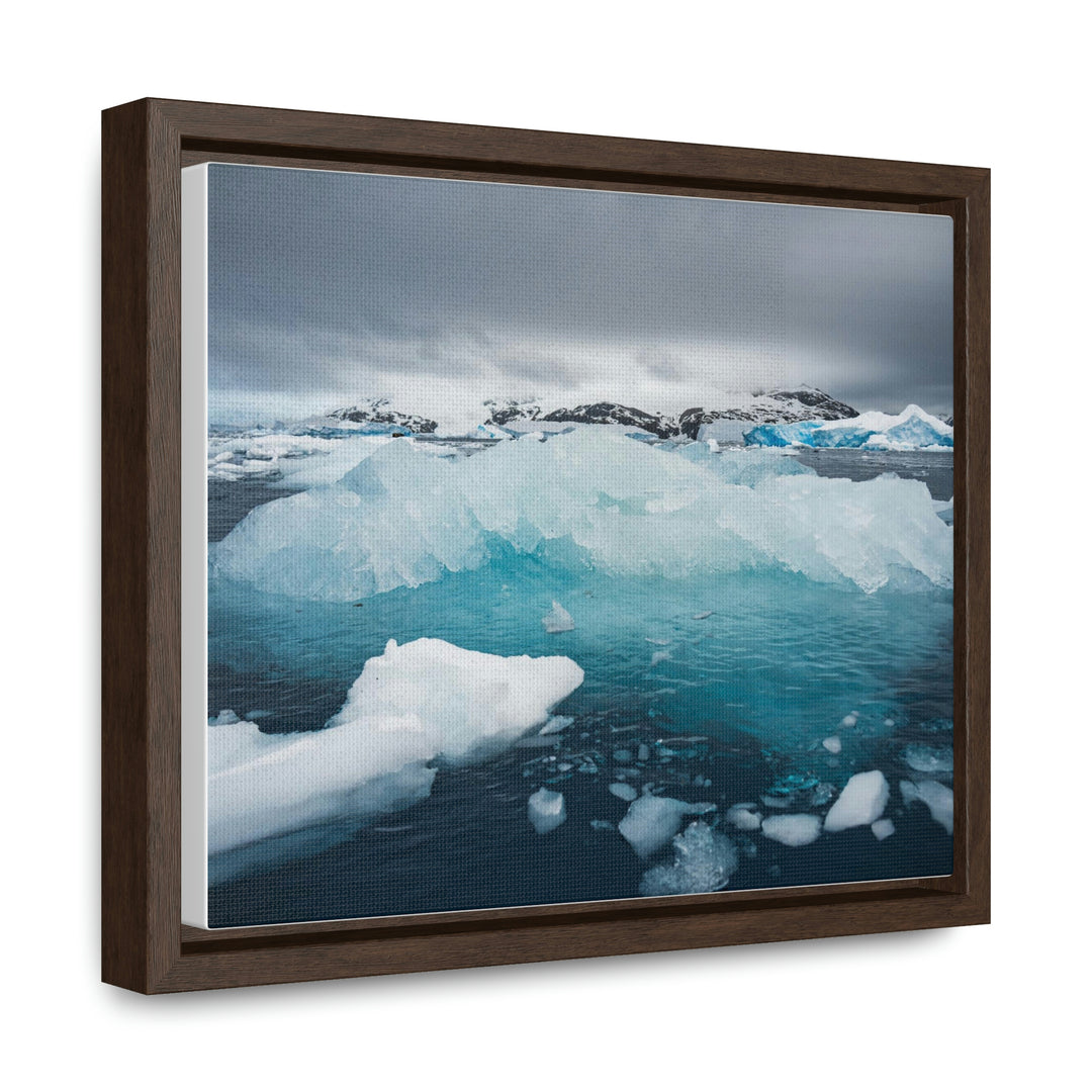 Floating Ice - Canvas with Frame