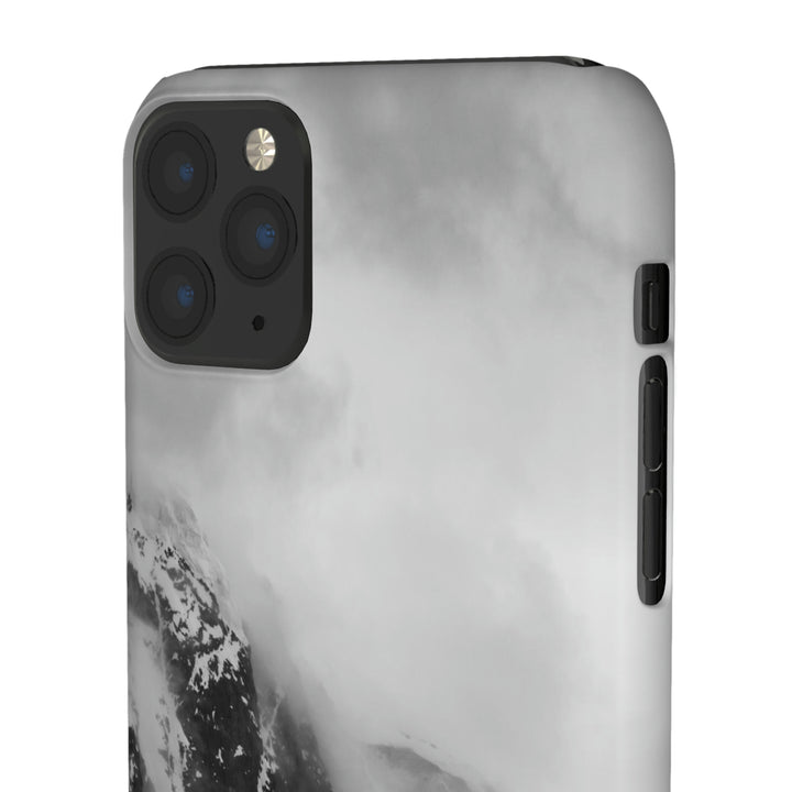 The Mist Descends in Black and White - Phone Case