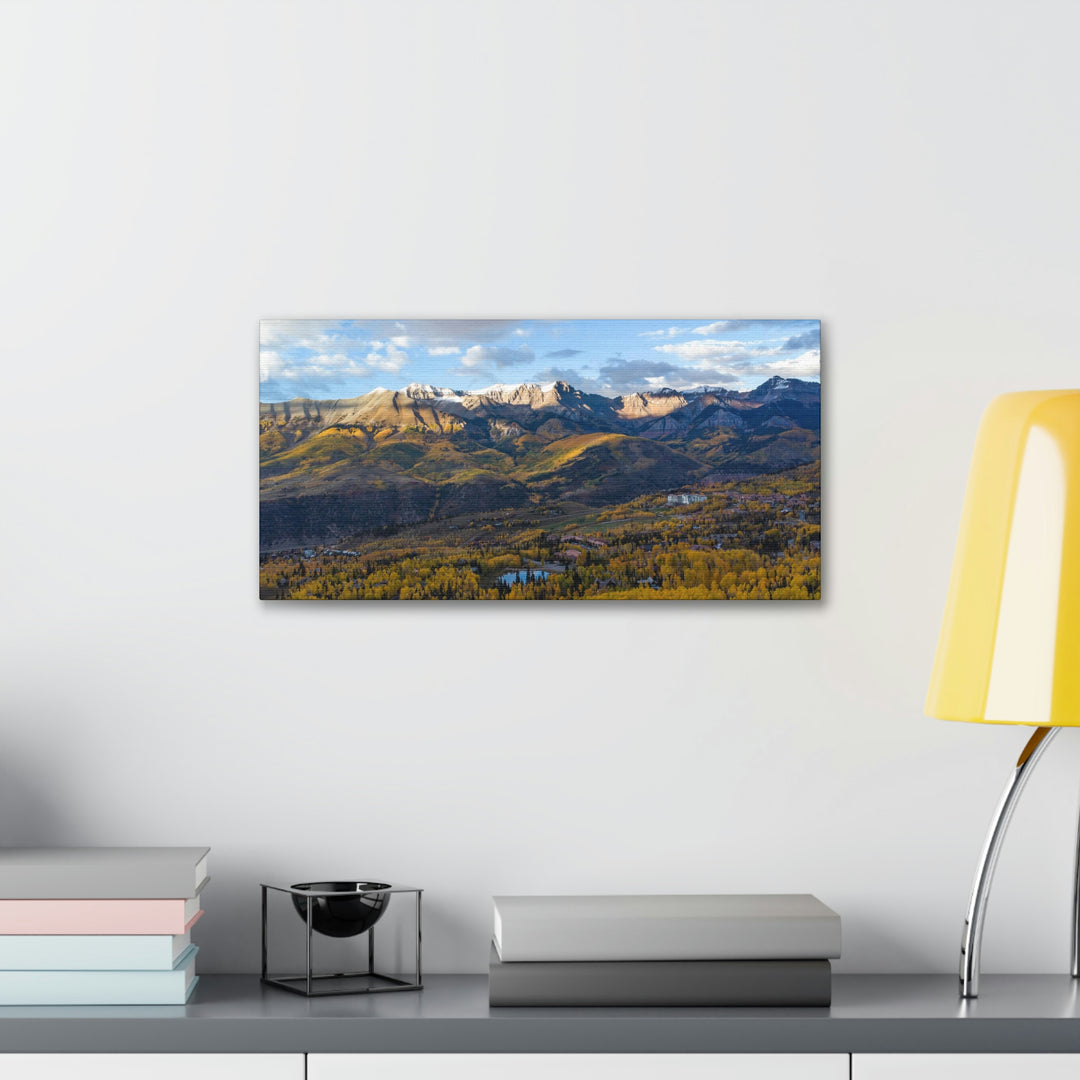 Glowing Mountainside - Canvas