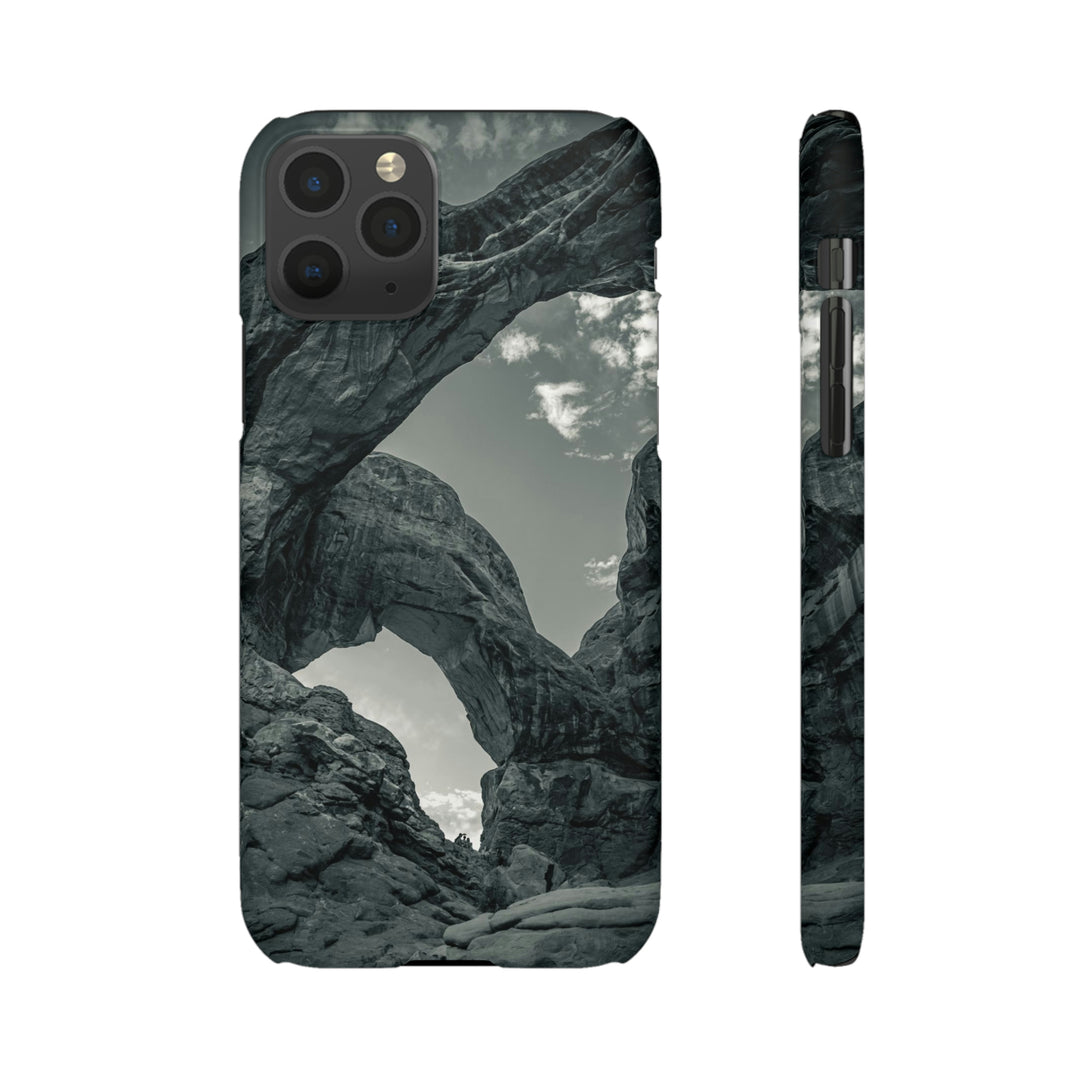 Natural Frames Part 4 in Black and White - Phone Case