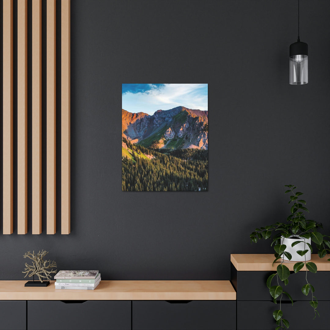 Fading Mountain Light - Canvas