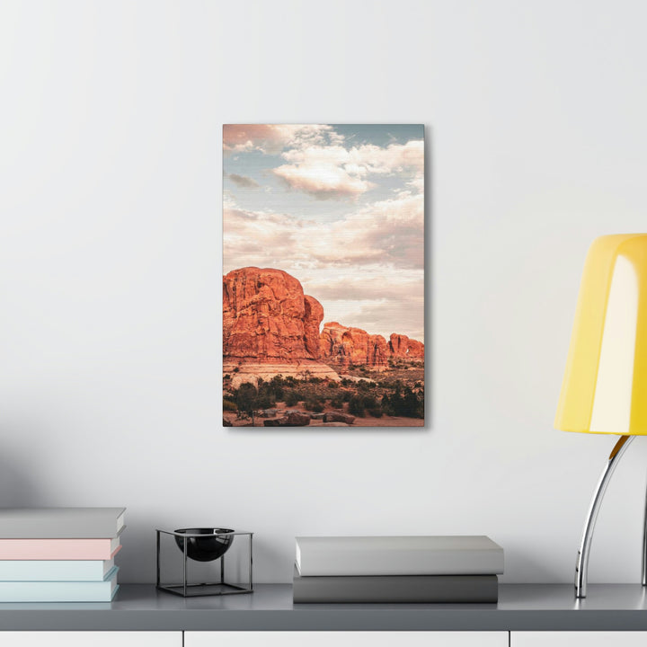 A Desert Sunset - Canvas