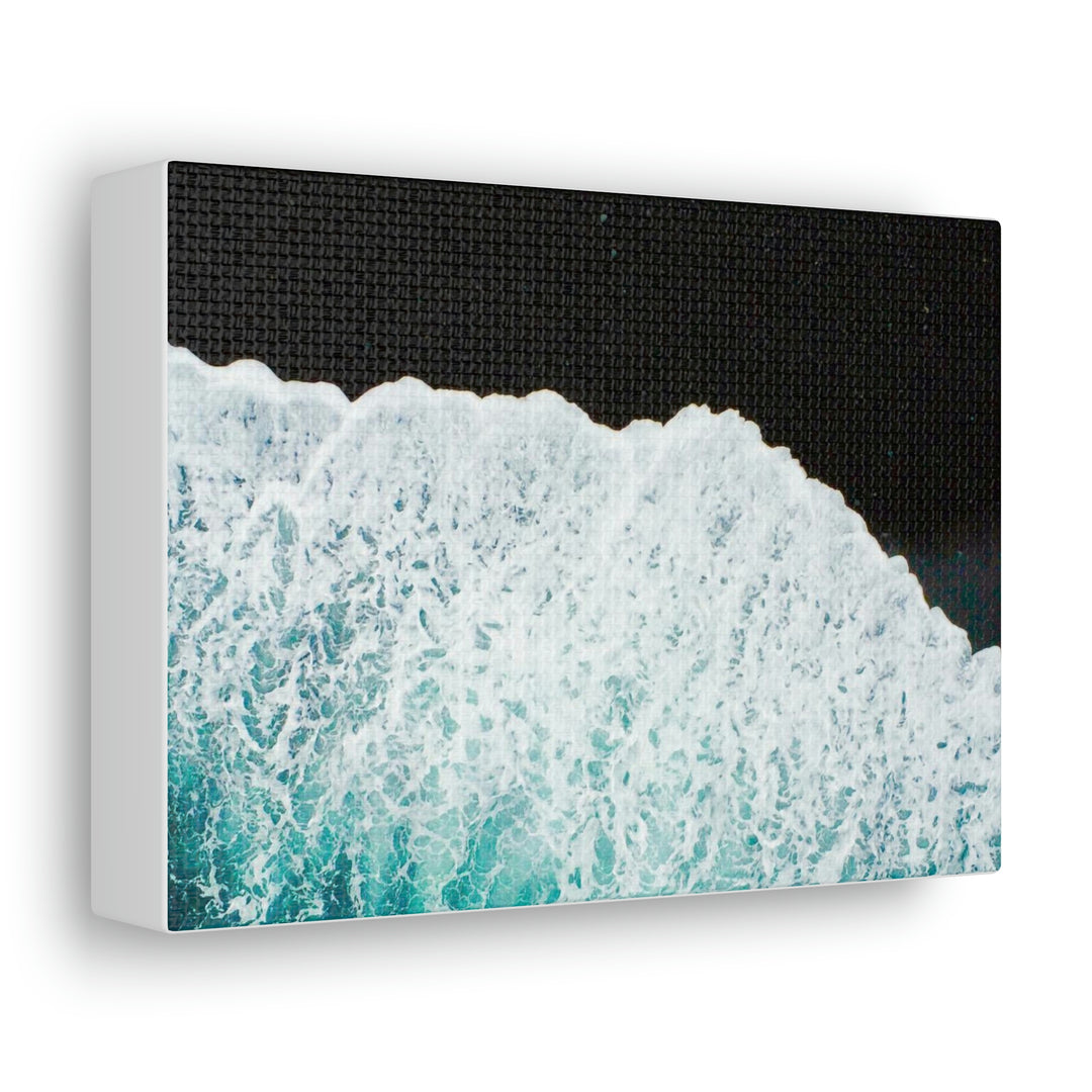 A Wave on Volcanic Sand - Canvas