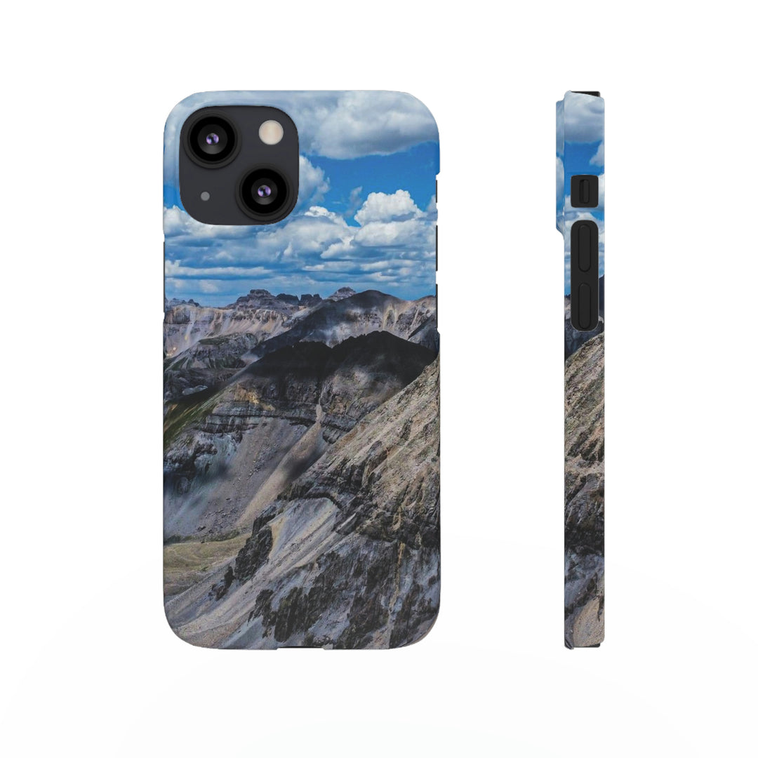 Imogene Pass From the Air - Phone Case