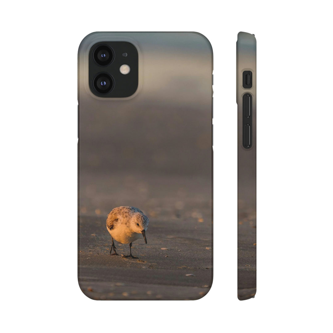 Feeding Sanderling - Phone Case