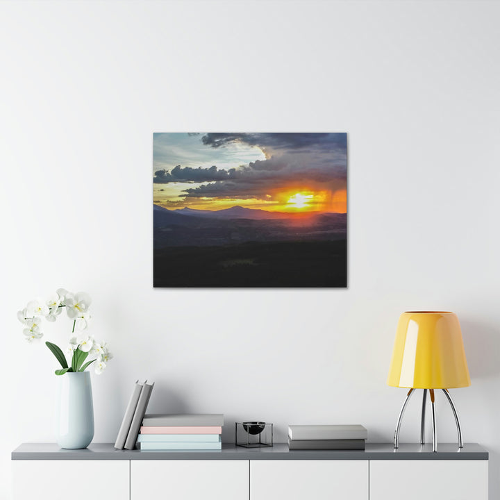 Rainy Sunset - Canvas