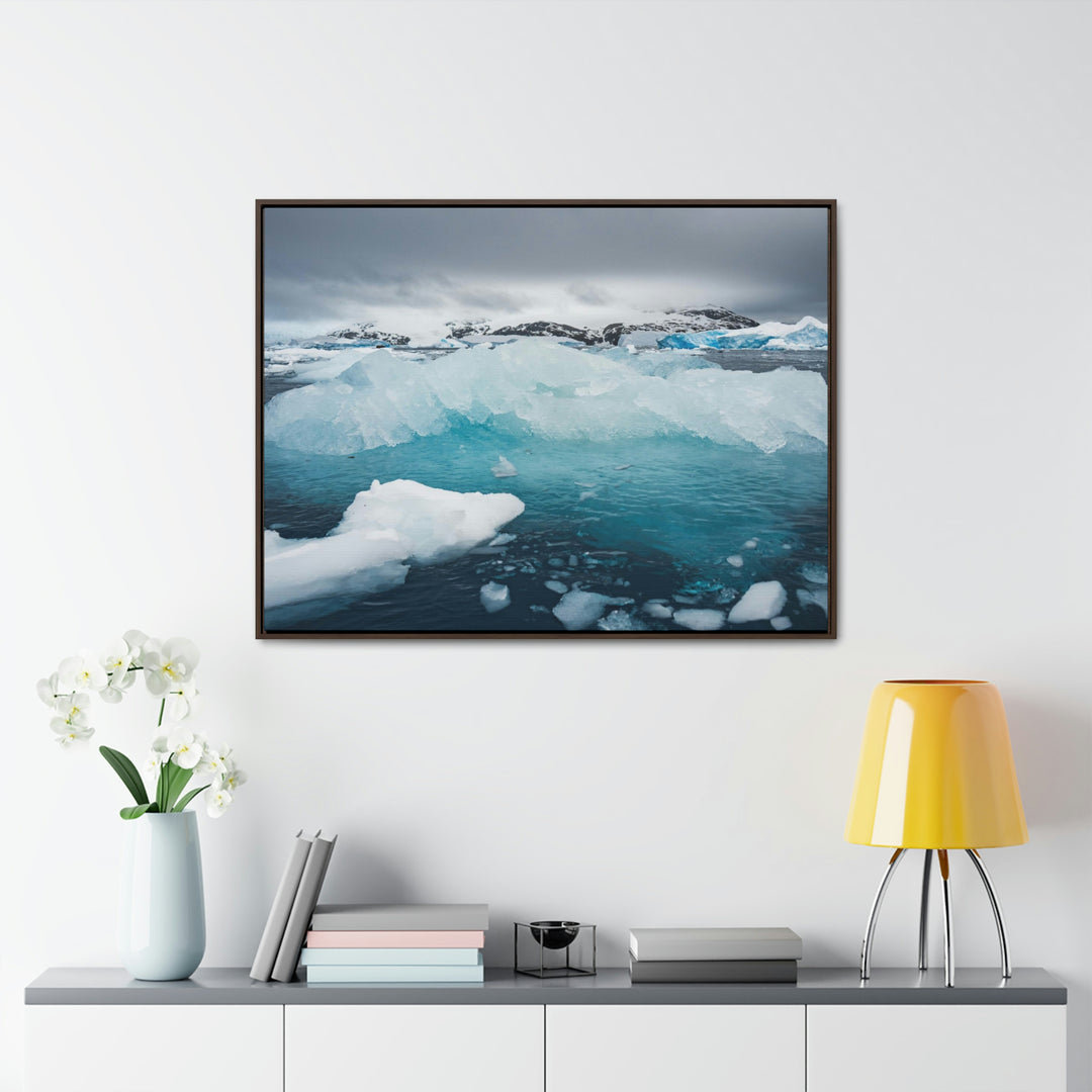 Floating Ice - Canvas with Frame