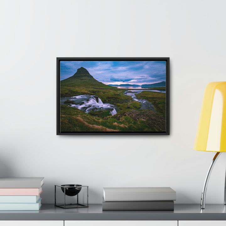 An Icelandic Sunset - Canvas with Frame