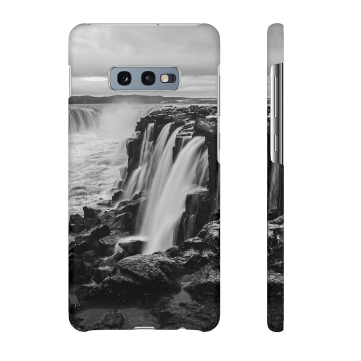 Selfoss in Black and White - Phone Case