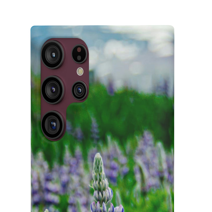 Glowing Lupin with Mountains - Phone Case