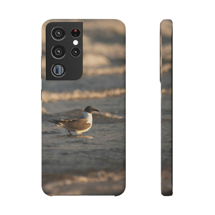 Laughing Gull in the Surf - Phone Case