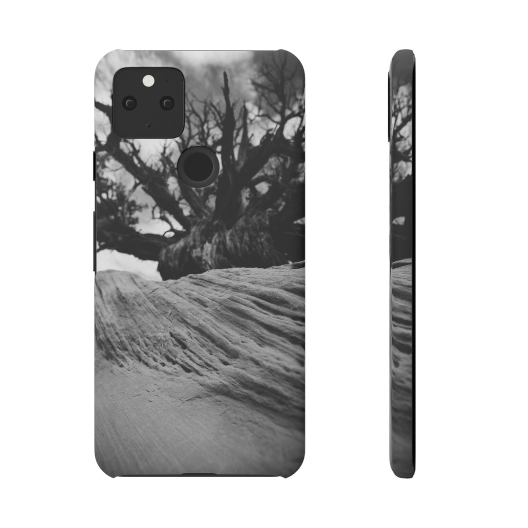 Desert Reach in Black and White - Phone Case