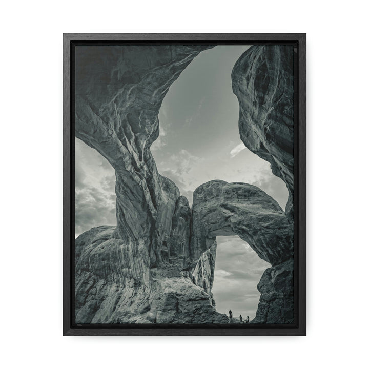 Natural Frames Part 1 in Black and White - Canvas with Frame