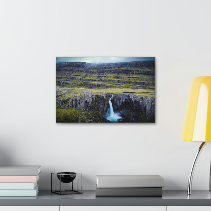 A Remote Waterfall - Canvas