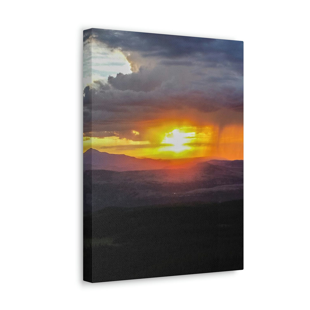 Rainy Sunset - Canvas