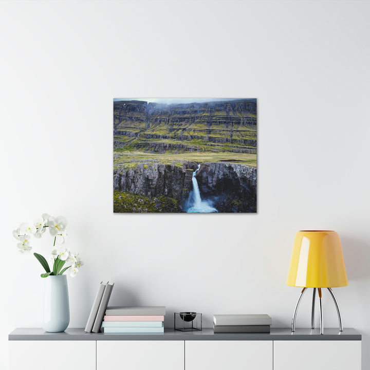 A Remote Waterfall - Canvas