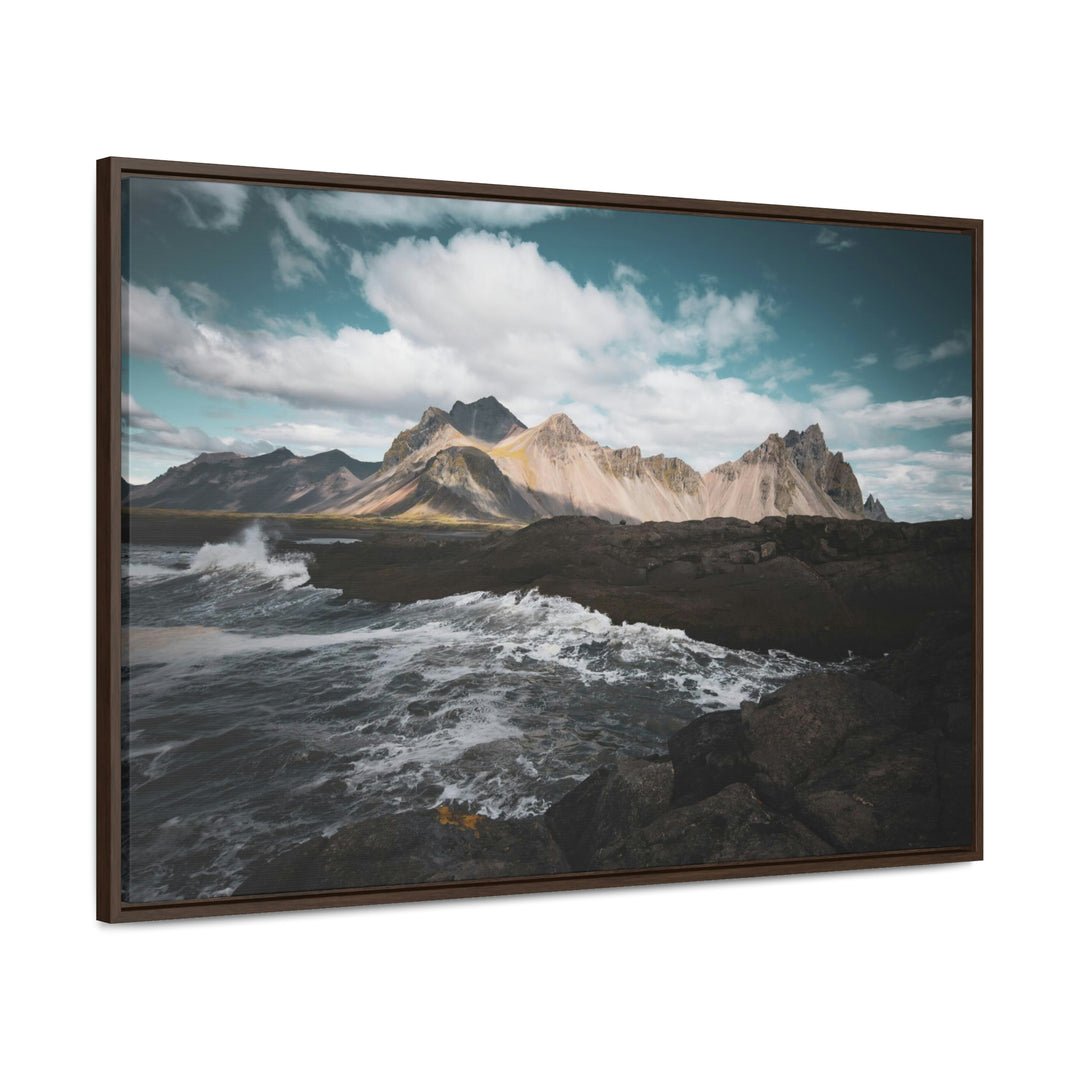 Crashing Sea - Canvas with Frame