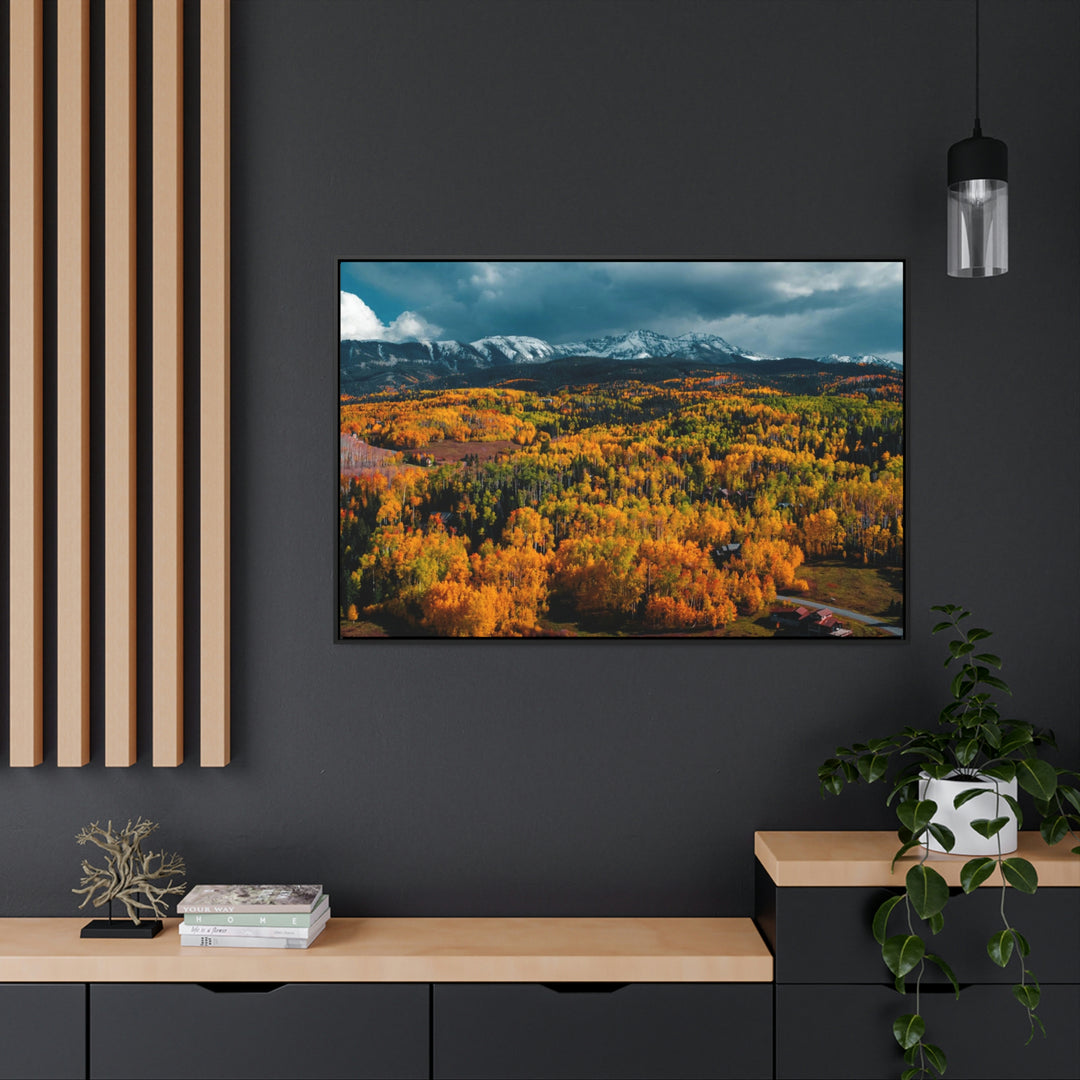 Golds of Autumn - Canvas with Frame