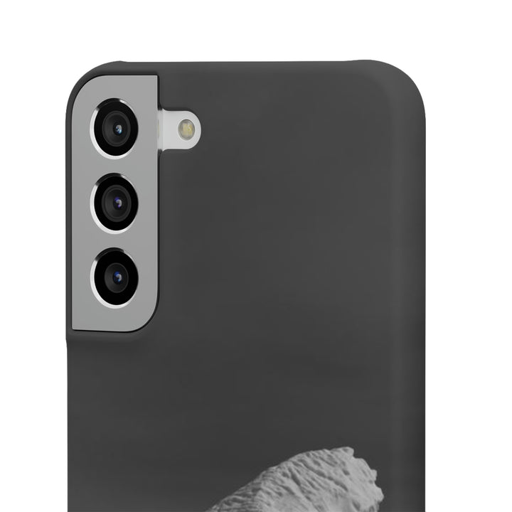 The Angles of an Iceberg in Black and White - Phone Case