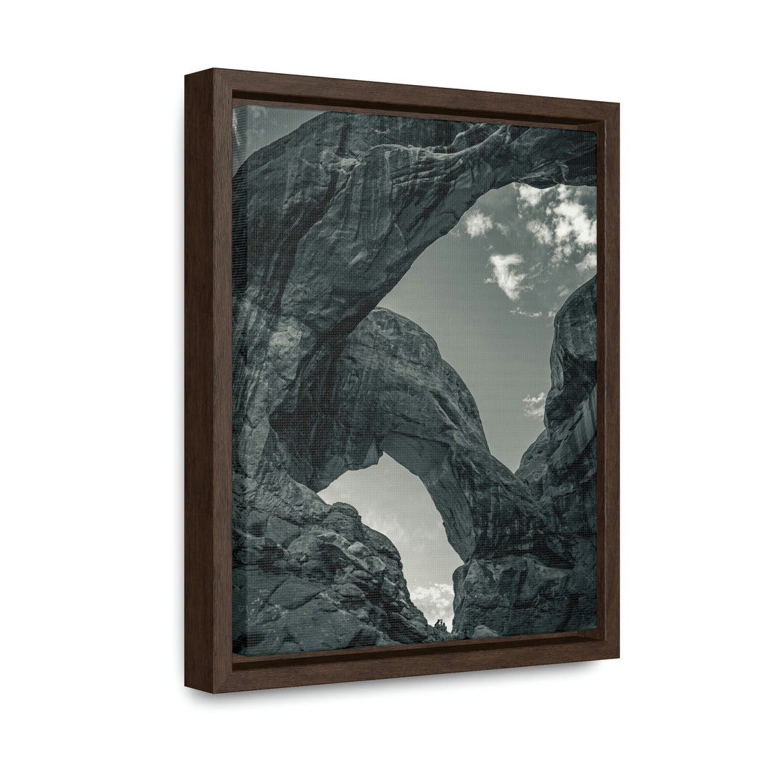 Natural Frames Part 4 in Black and White - Canvas with Frame