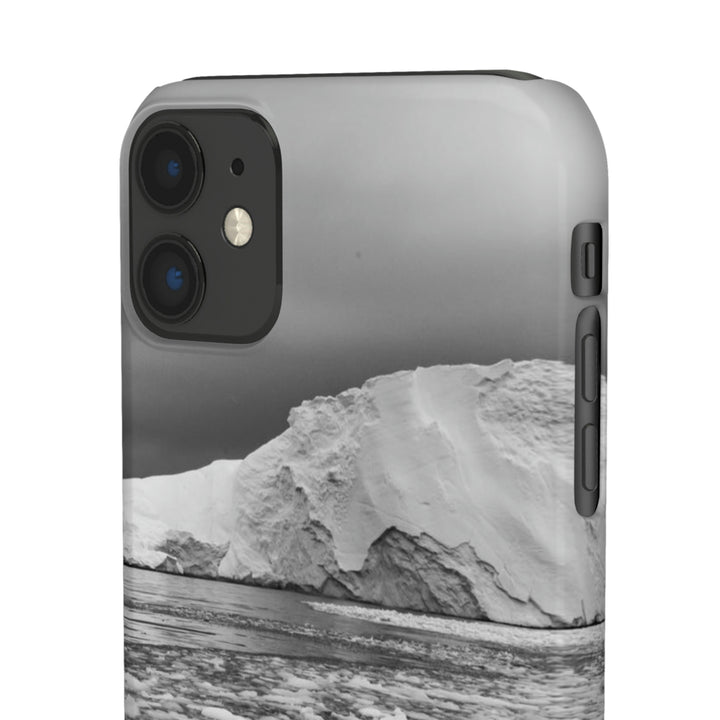 Lane of Ice In Black and White - Phone Case