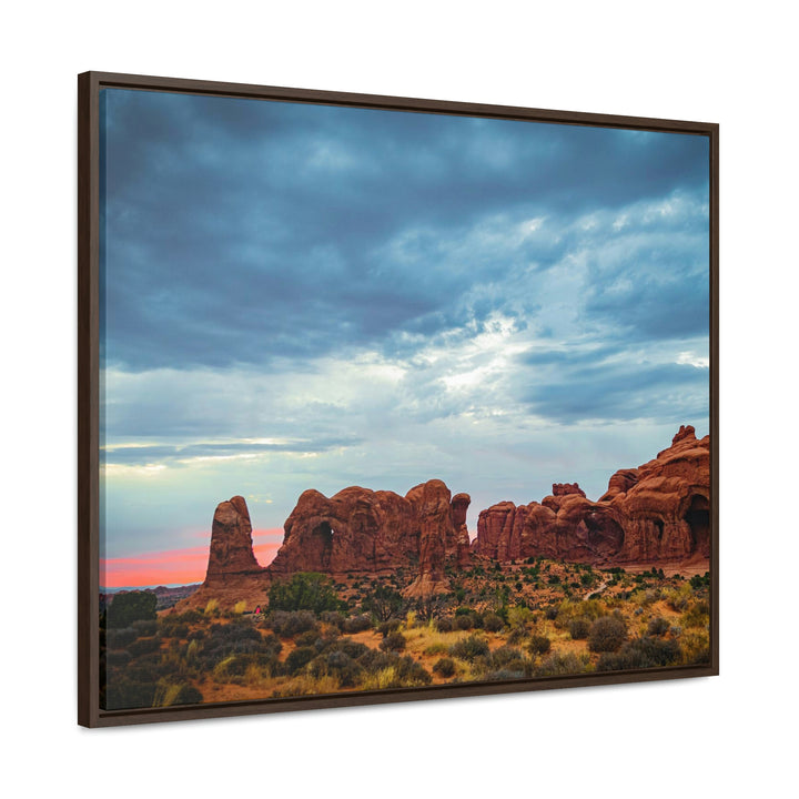 Arches at Sunset - Canvas with Frame