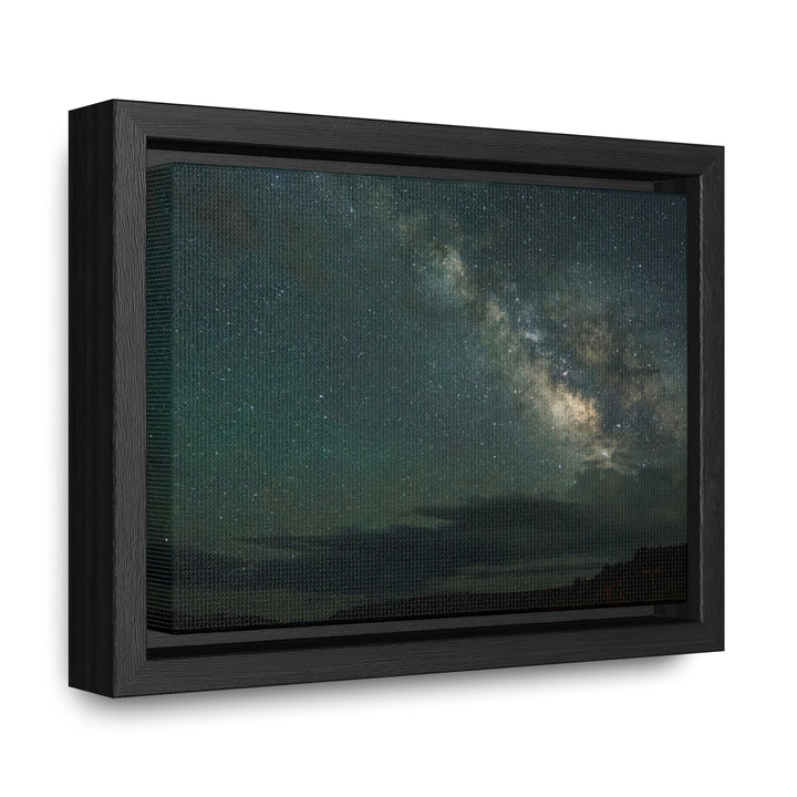 Milky Way Through the Clouds Part 2 - Canvas with Frame