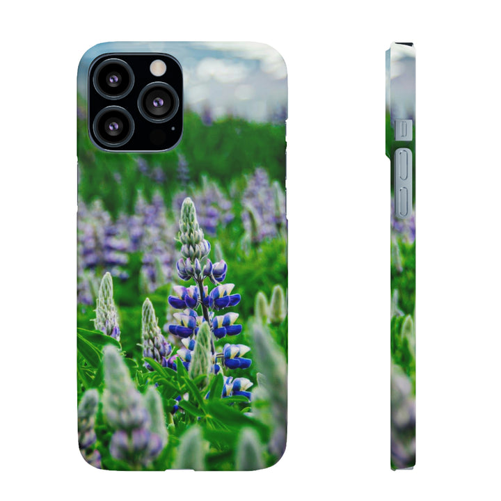 Glowing Lupin with Mountains - Phone Case