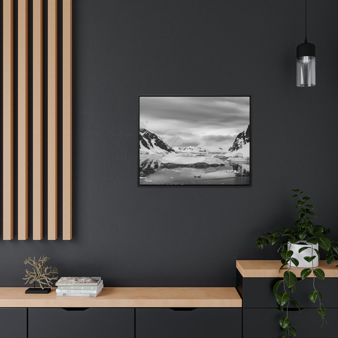 A Still Day in Black and White - Canvas with Frame