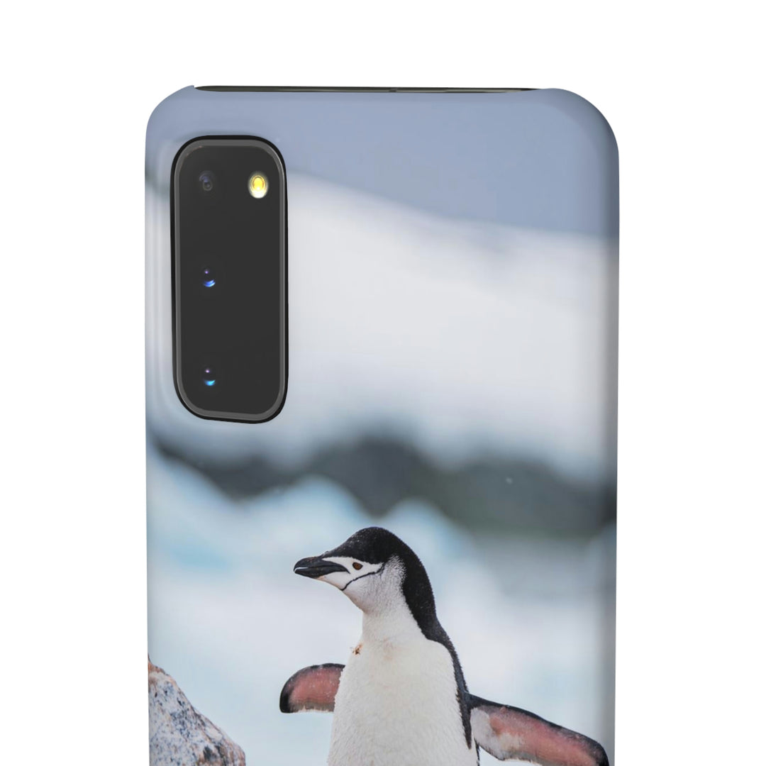 Stretched Penguin - Phone Case