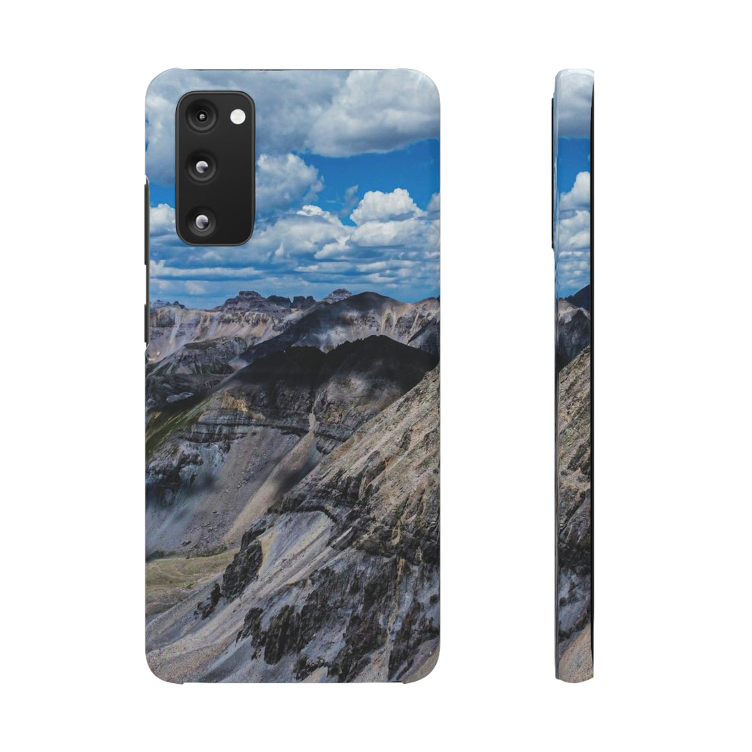 Imogene Pass From the Air - Phone Case