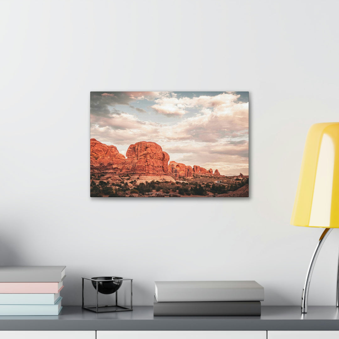 A Desert Sunset - Canvas