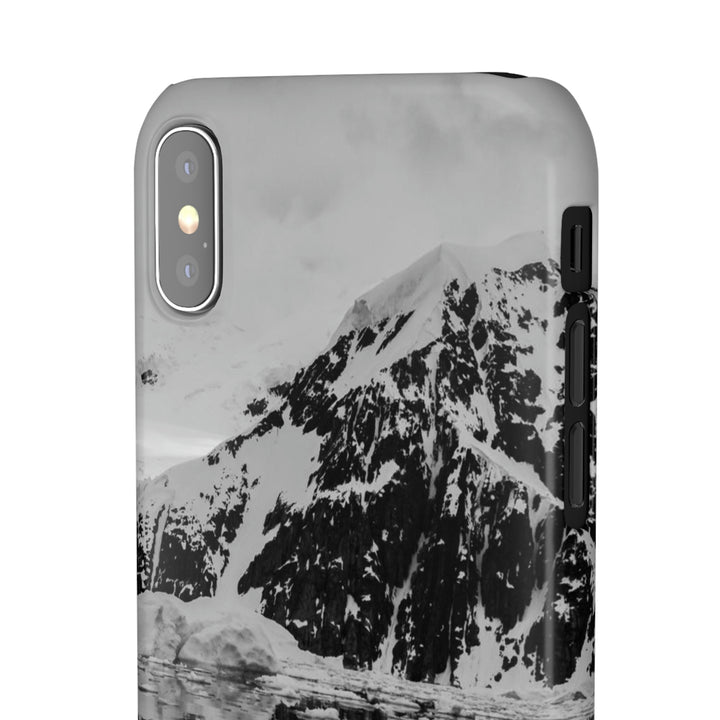 Reflected Calm in Black and White - Phone Case