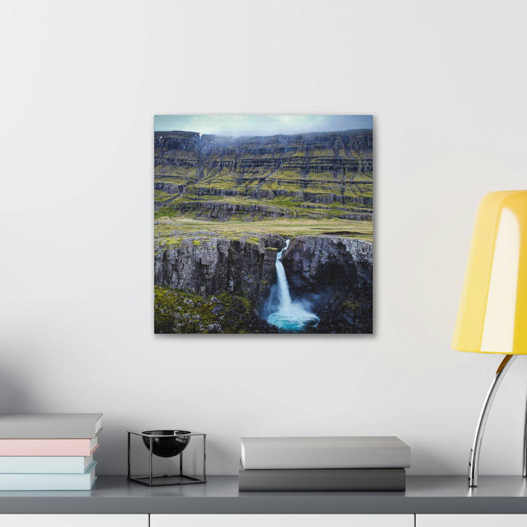 A Remote Waterfall - Canvas