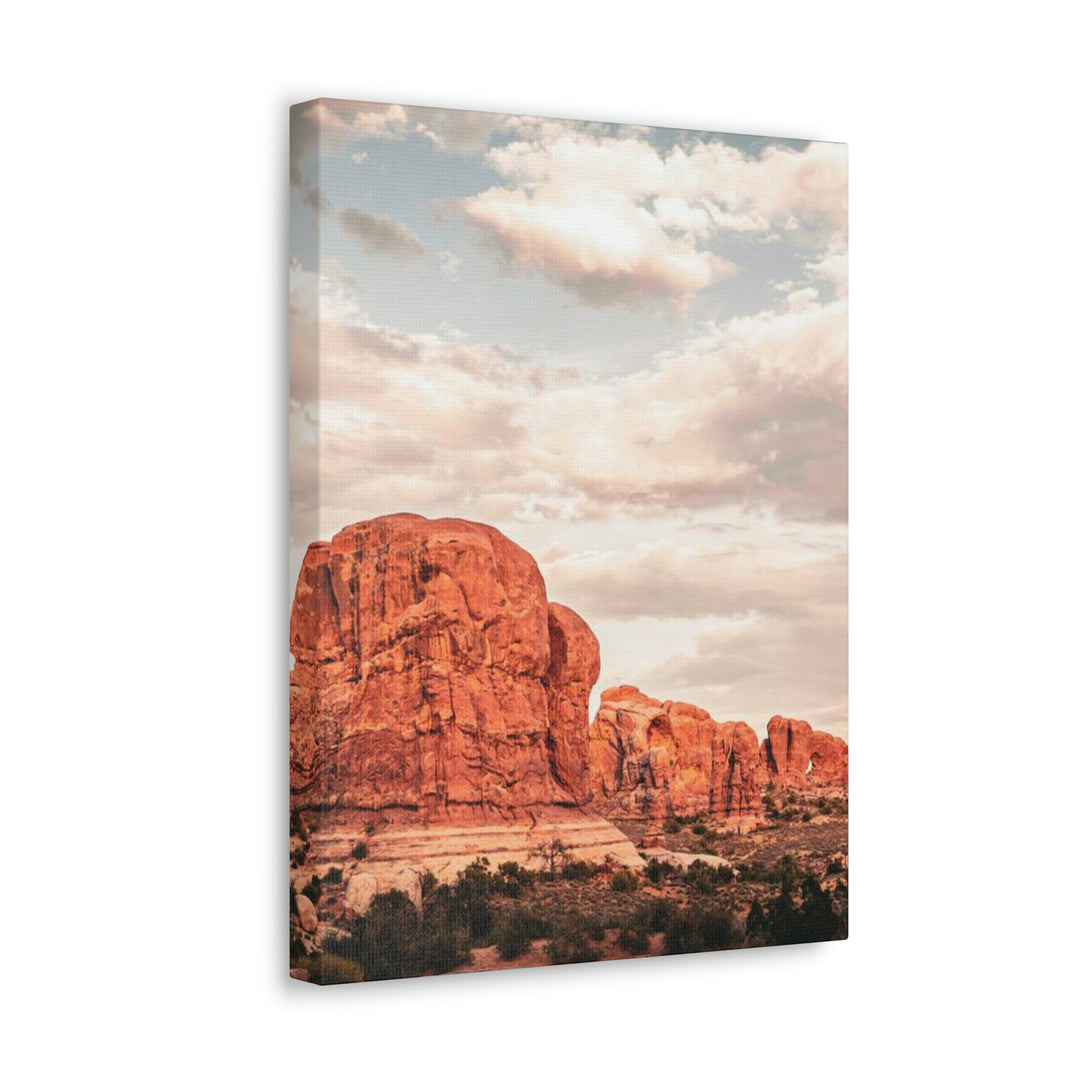 A Desert Sunset - Canvas