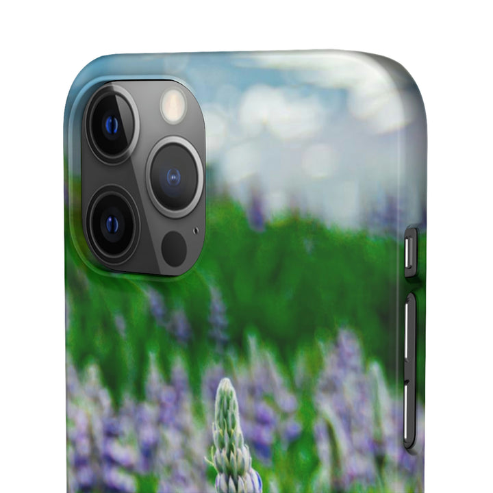 Glowing Lupin with Mountains - Phone Case