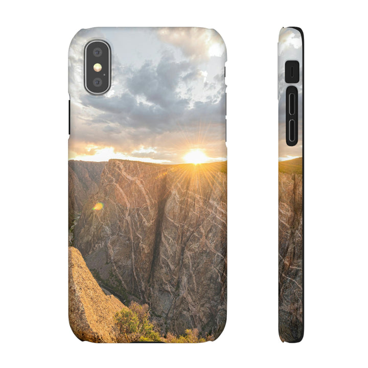 Painted Wall at Sunset Part 2 - Phone Case