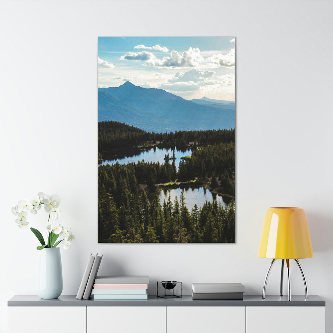 Cool Mountain Lakes - Canvas