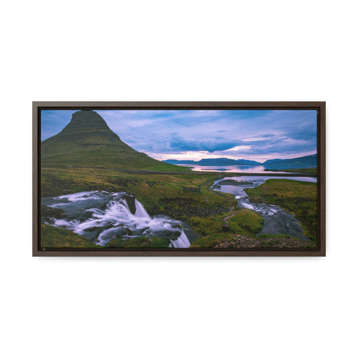 An Icelandic Sunset - Canvas with Frame