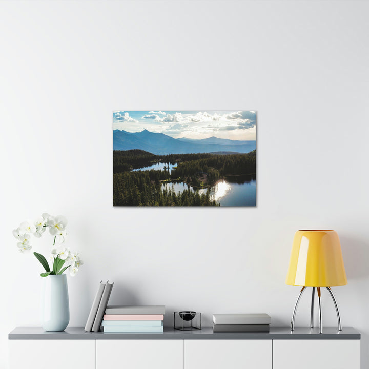 Cool Mountain Lakes - Canvas