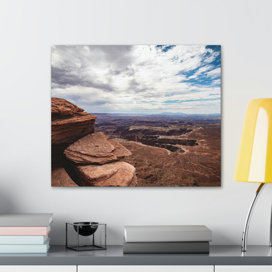 The Canyon Below - Canvas